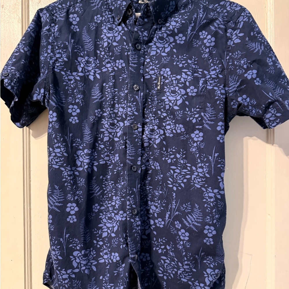 Ben Sherman Navy Floral Men's Shirt